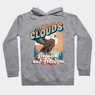 Above the Clouds Eagle Freedom Hoodie